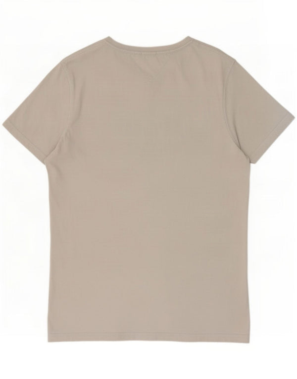 Tommy Hilfiger Herre Slim Fit Grafisk T-Shirt Top XL Hvid Bomuld