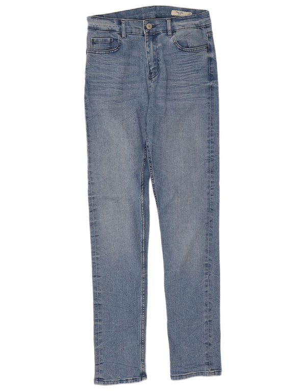 Marks & Spencer Dame The Lily Slim Jeans UK 10 Small W26 L30 Blue Cotton