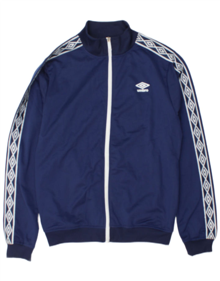 Umbro Herre grafisk hel træningsdragt Medium Marineblå Colourblock Polyester