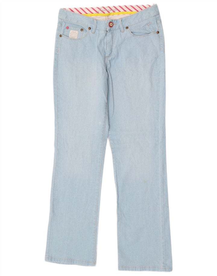 Joules Dame Bootcut Jeans UK 12 Medium W30 L32 Blå Bomuld