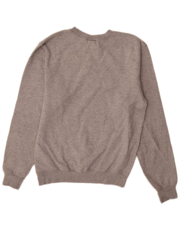 Champion Herre University of Wisconsin grafisk sweatshirt jumper lille grå