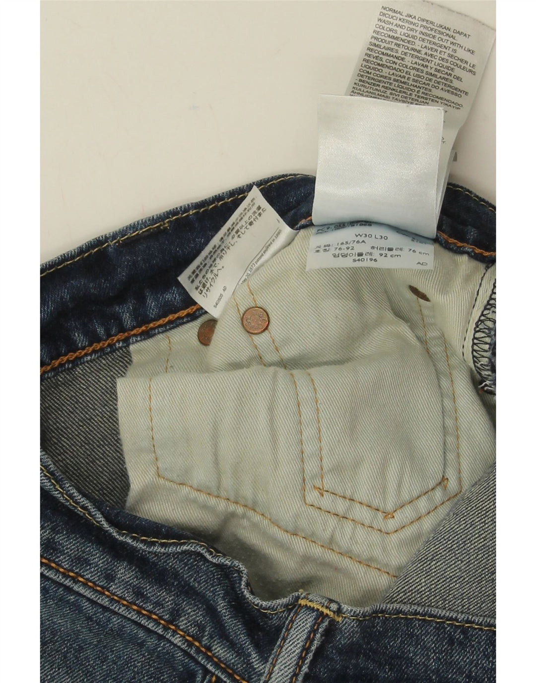 Levi's Herre 510 Skinny Jeans W30 L30 Blå Bomuld