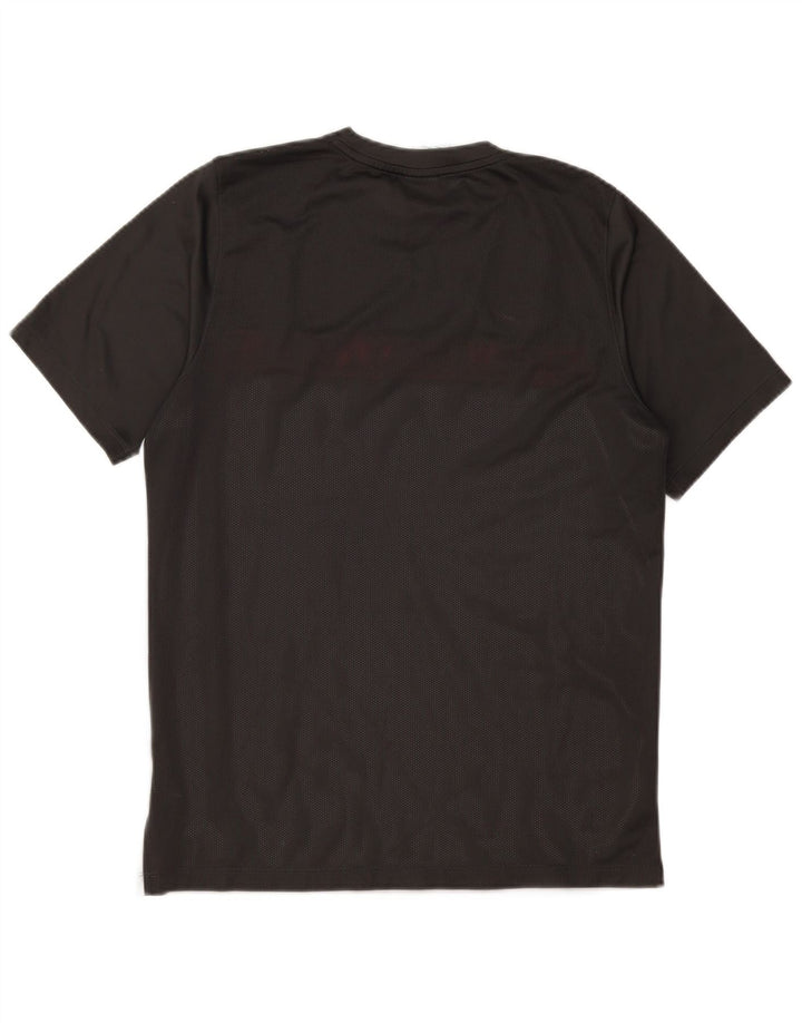 Nike Herre Dri Fit T-Shirt Top Stor Grå Colourblock Polyester