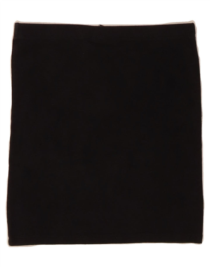 CHAMPION Womens Straight Skirt Small W26  Black Cotton Vintage Champion and Second-Hand Champion from Messina Hembry 