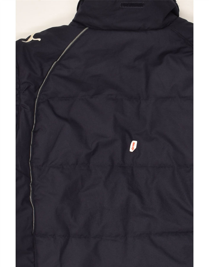 PUMA Boys Padded Jacket 11-12 Years Large Navy Blue | Vintage Puma | Thrift | Second-Hand Puma | Used Clothing | Messina Hembry 