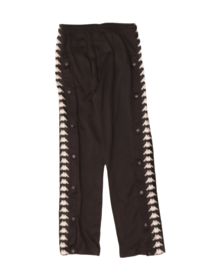KAPPA Mens Graphic Tracksuit Trousers Small  Black Vintage Kappa and Second-Hand Kappa from Messina Hembry 