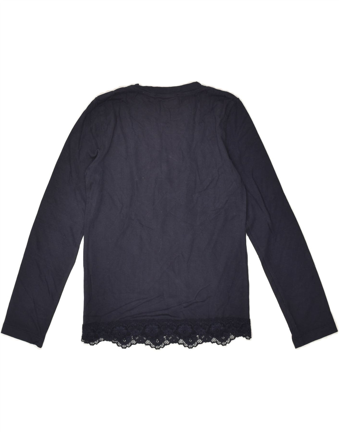 TWIN-SET Girls Top Long Sleeve 7-8 Years Navy Blue | Vintage Twin-Set | Thrift | Second-Hand Twin-Set | Used Clothing | Messina Hembry 