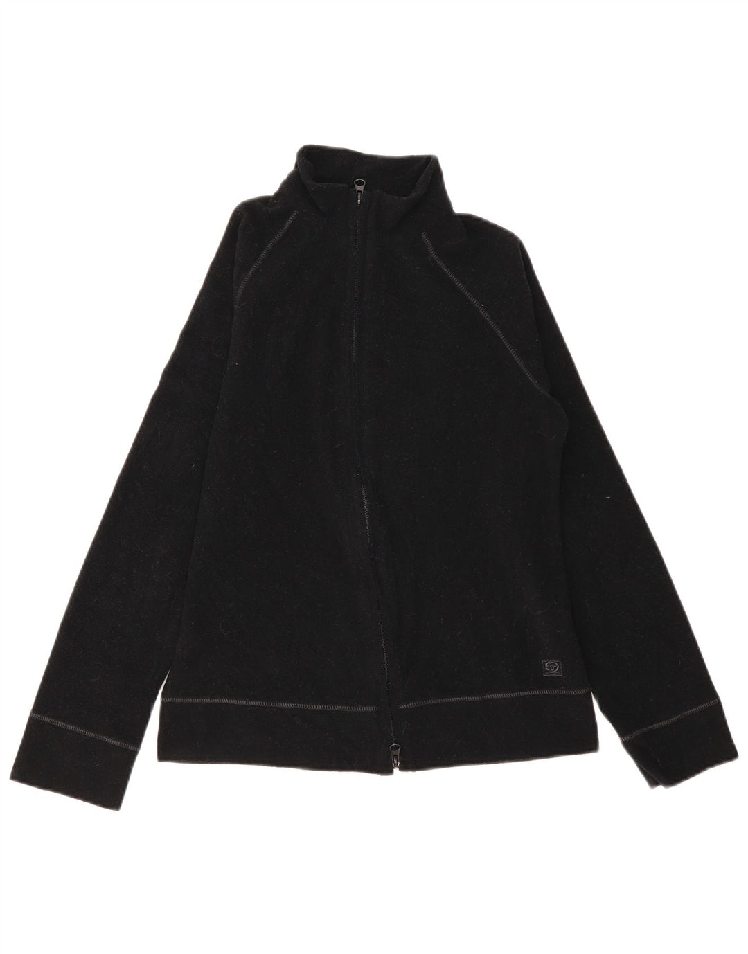 SERGIO TACCHINI Fleecejakke til kvinder UK 12 Medium Sort Polyester