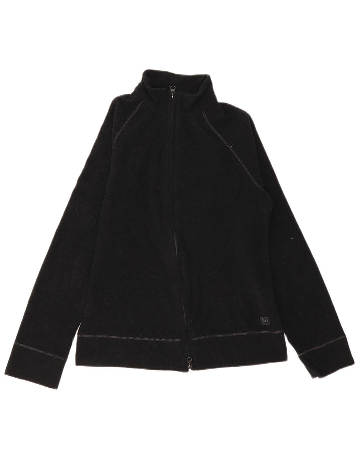 SERGIO TACCHINI Fleecejakke til kvinder UK 12 Medium Sort Polyester