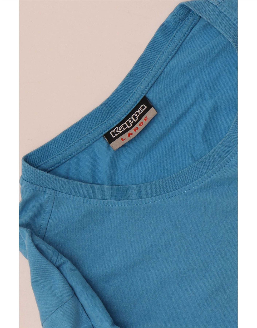 Kappa Herre Grafisk T-Shirt Top Stor Blå