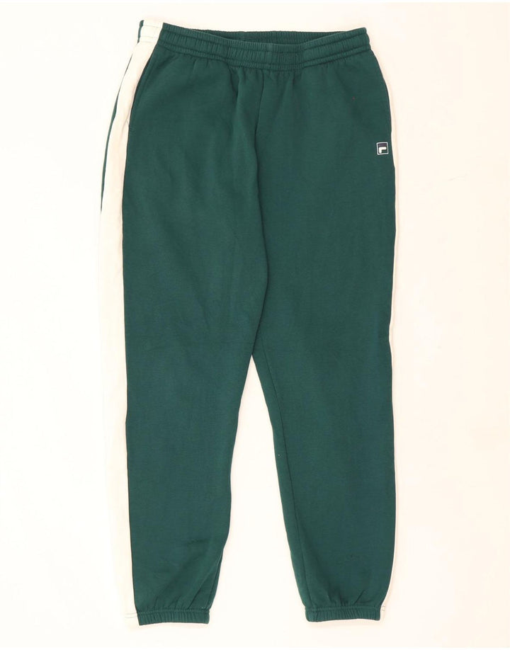 Fila Herre grafisk træningsdragt Bukser Joggers Medium Green Colourblock
