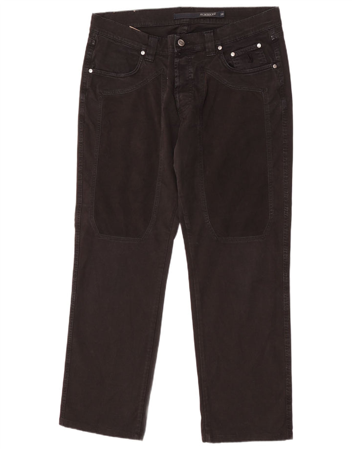 Jeckerson Straight Jeans til mænd W38 L30 Sort bomuld