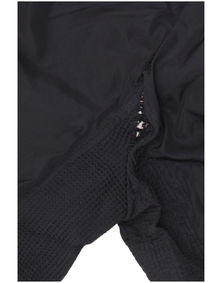 Zara Herre Bomber Jacket UK 42 XL Navy Blue Polyester