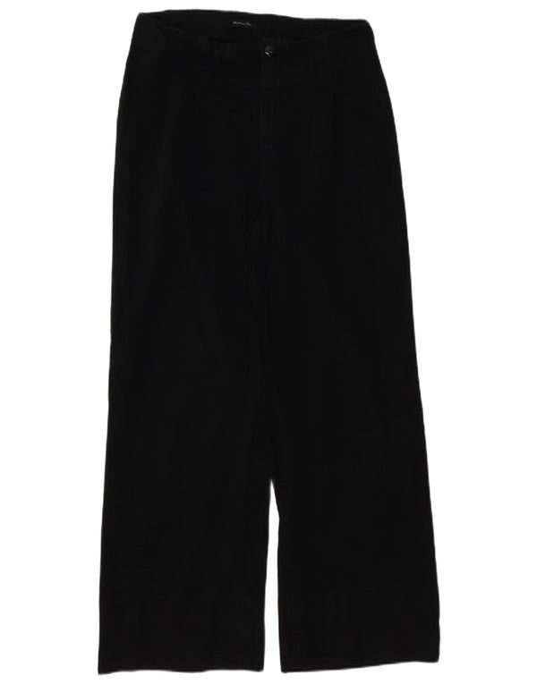 Massimo Dutti Dame Højtaljede Casual Bukser EU 42 Large W32 L30 Sort