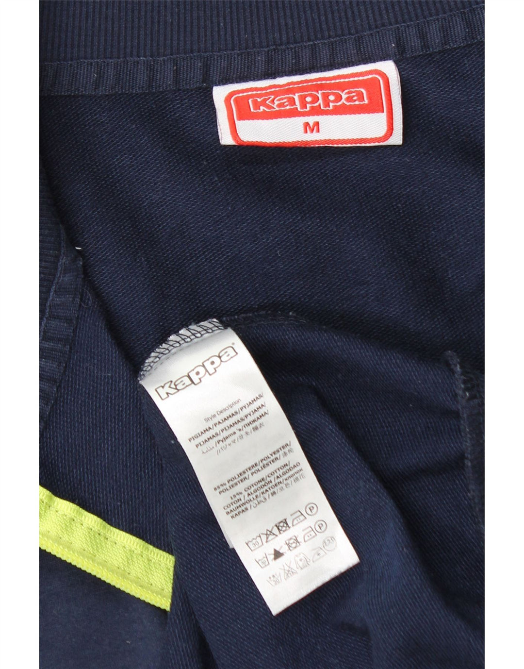 Kappa Træningsdragt til mænd Topjakke Medium Marineblå Colourblock Polyester