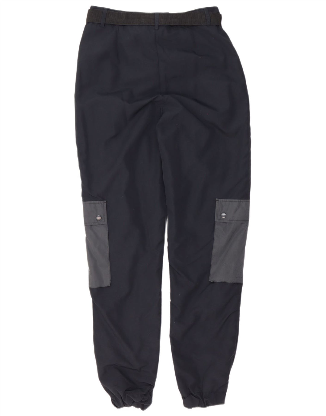 Ellesse Womens Joggers Cargo Trousers UK 8 Small Black Colourblock Nylon