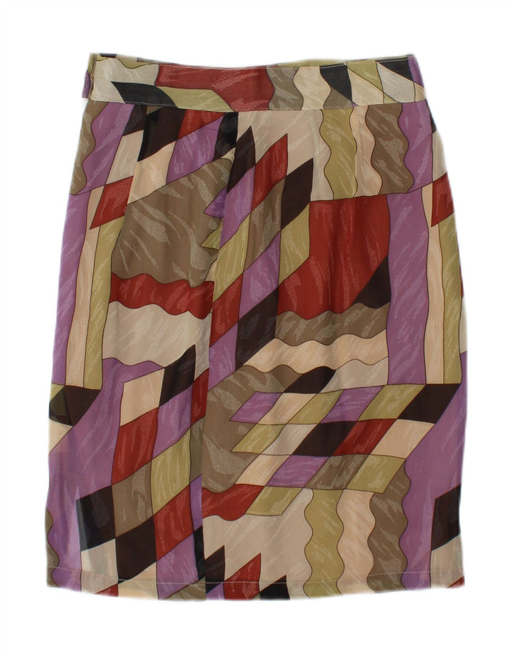 VINTAGE Womens Straight Skirt W26 Small  Multicoloured Geometric Vintage Vintage and Second-Hand Vintage from Messina Hembry 