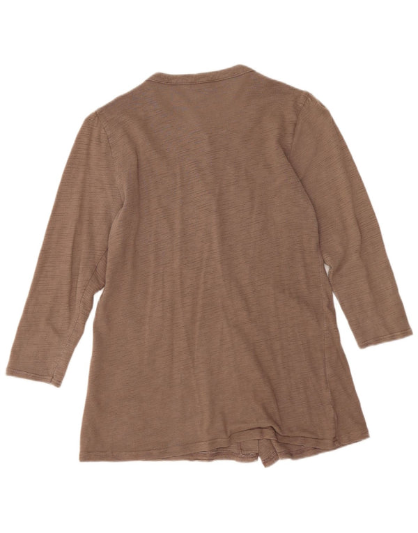 Topshop Dame 3/4-ærmet skjortebluse UK 8 Small Grå