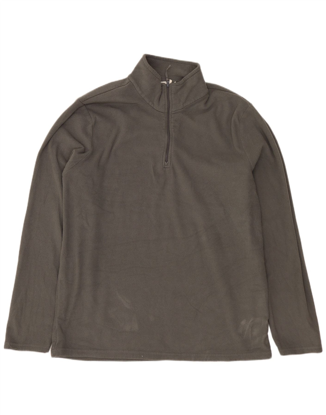 MOUNTAIN WAREHOUSE Herre lynlås hals fleece jumper stor grå polyester