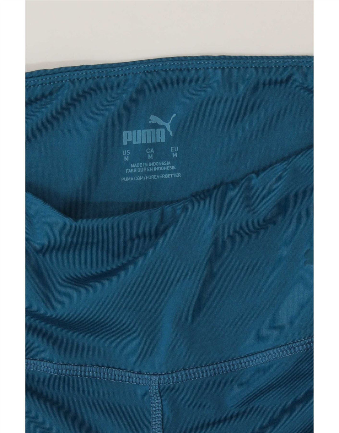 Puma Graphic Leggings til kvinder UK 12 Medium Blue Colourblock Polyester