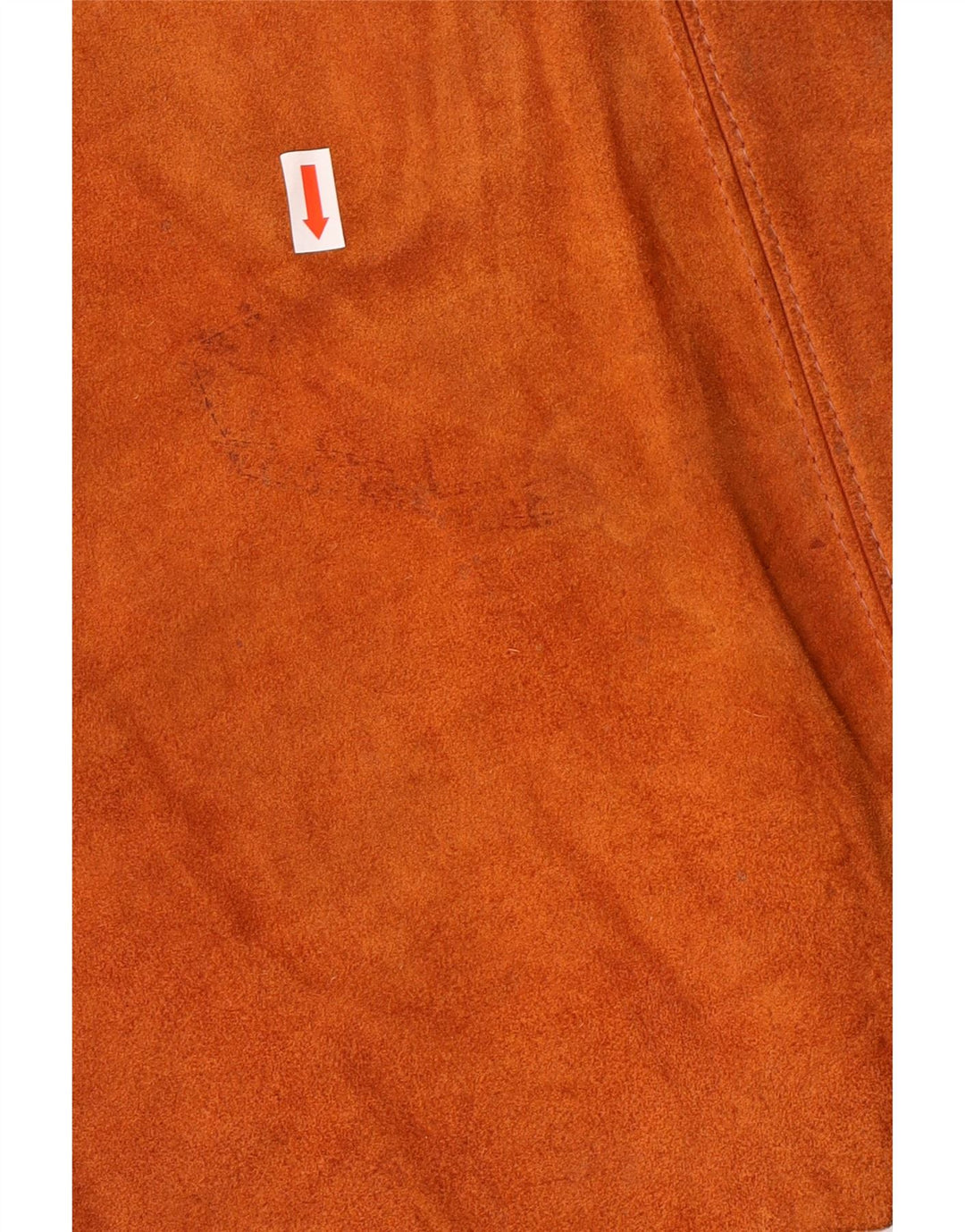 Vintage dame ruskind vest UK 18 XL Brun Western