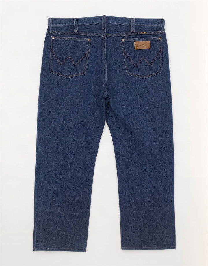 Wrangler Straight Jeans til mænd W38 L26 Marineblå Bomuld