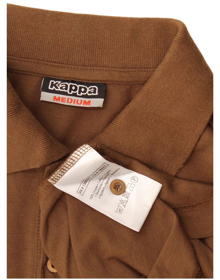 Kappa herre poloshirt mellem brun bomuld