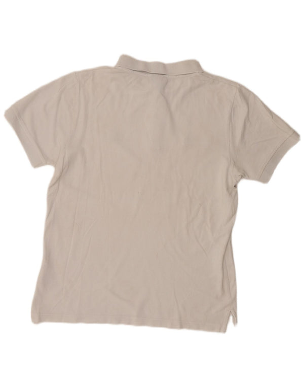 Ellesse Boys Polo Shirt 15-16 År Stor Hvid Bomuld