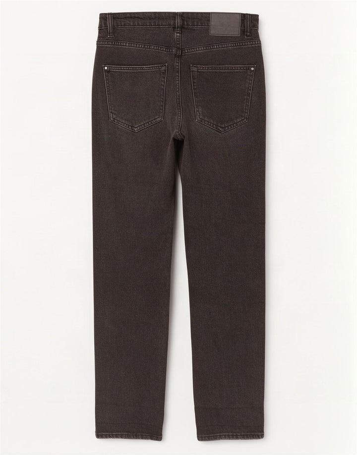 Zara Dame Jeans med høj talje EU 38 Small W28 L27 Grå