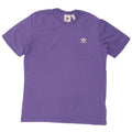ADIDAS Mens T-Shirt Top Small Purple Cotton