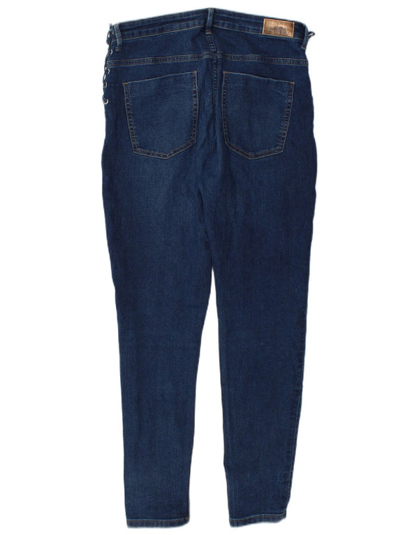 Zara Dame Skinny Jeans EU 42 Large W32 L28 Blå Bomuld