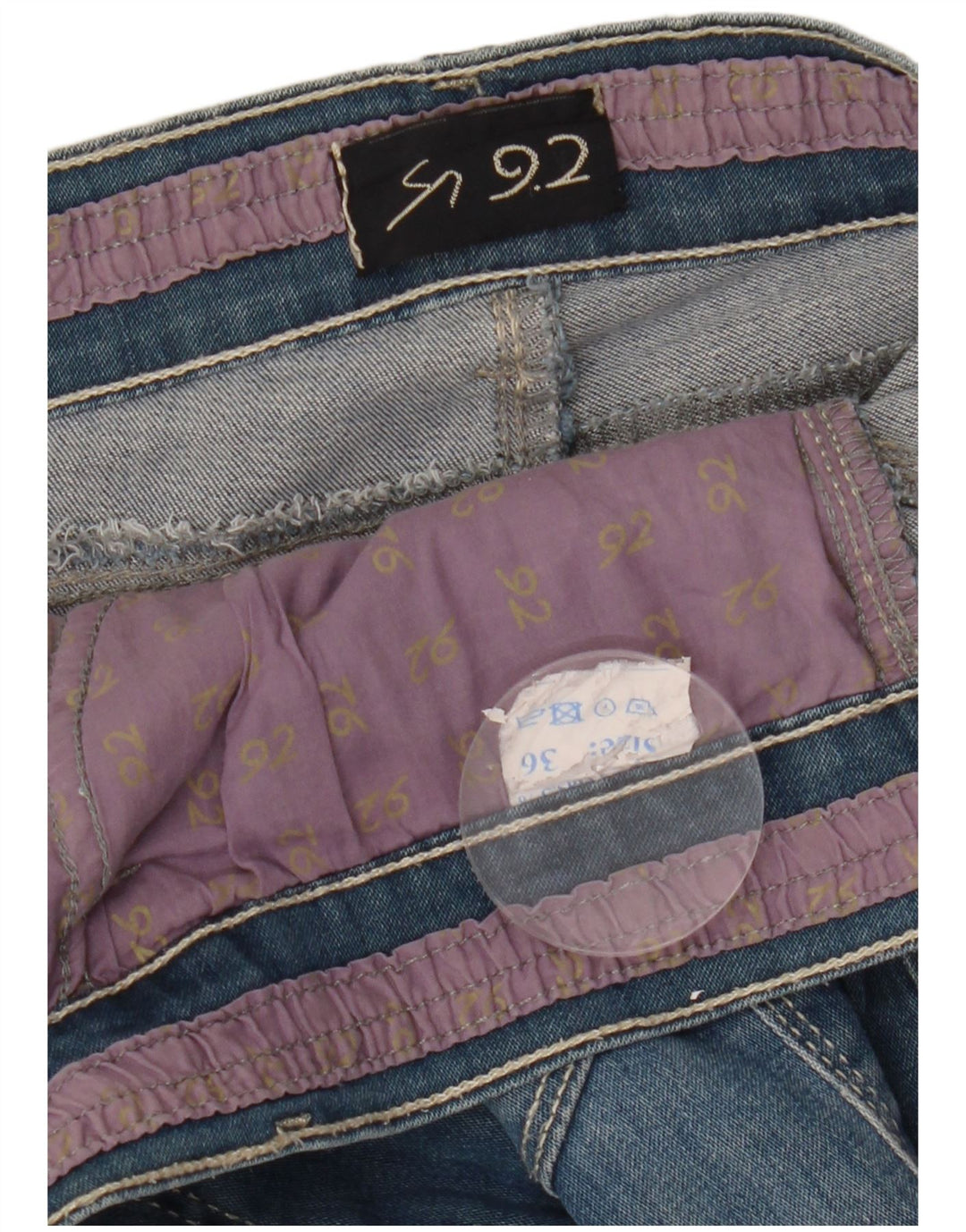 9.2 AF CARLO CHIONNA Slim Jeans til mænd W36 L30 Blå