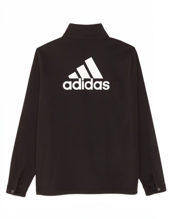 Adidas piger grafisk træningsdragt topjakke 13-14 år sort sport
