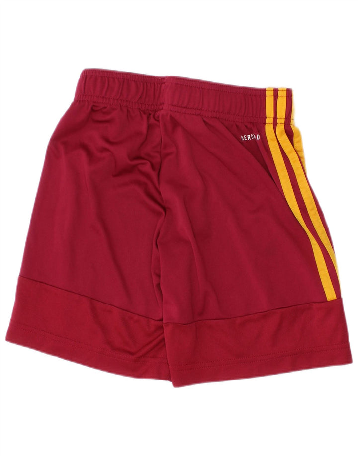 ADIDAS Aeroready Sportsshorts til drenge 7-8 år Burgundy Polyester
