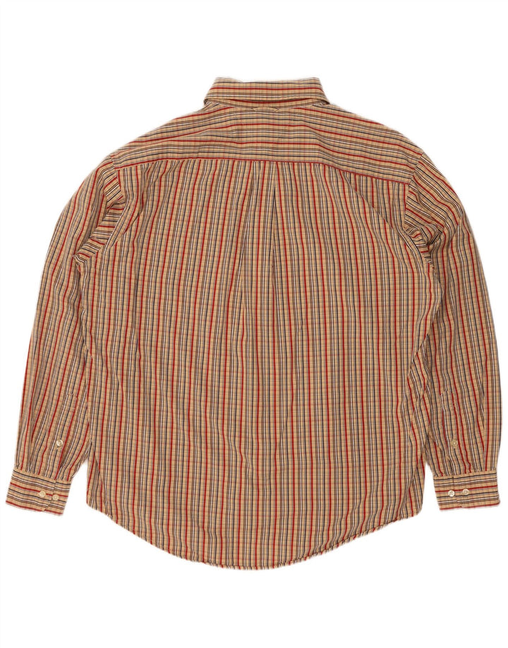 Tommy Hilfiger Herreskjorte XL Beige ternet bomuld