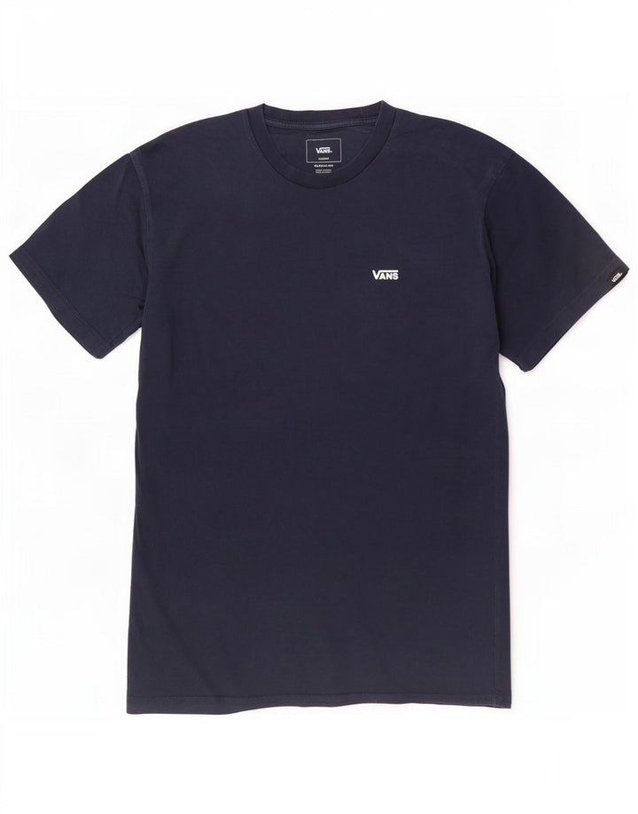 Vans Herre Classic Fit T-Shirt Top Medium Marineblå Bomuld