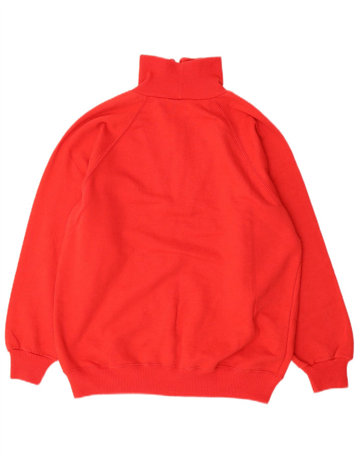 JOY Sweatshirt med lynlås til kvinder UK 10 Lille rød bomuld