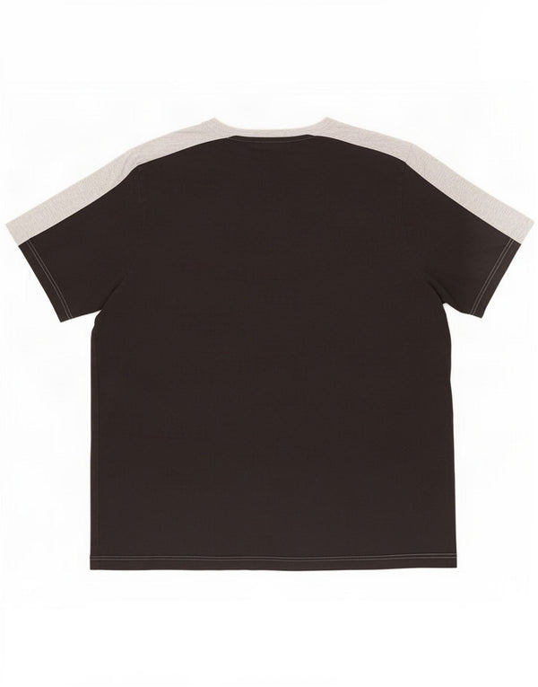 Puma Herre Grafisk T-Shirt Top 2XL Sort Colourblock Bomuld