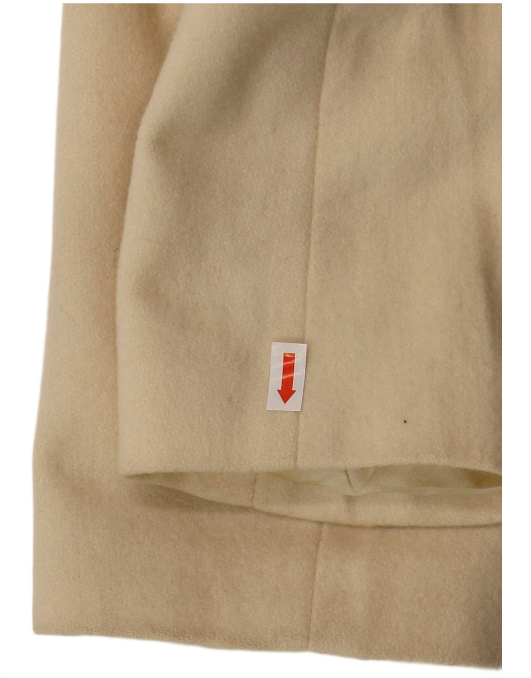 Stefanel Dame 3-knaps blazerjakke UK 14 Medium Beige Uld