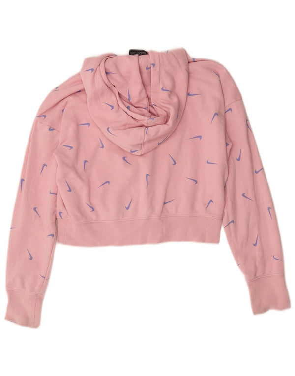 Nike Girls Crop Graphic Standard Fit hættetrøjetrøje 12-13 år Large Pink