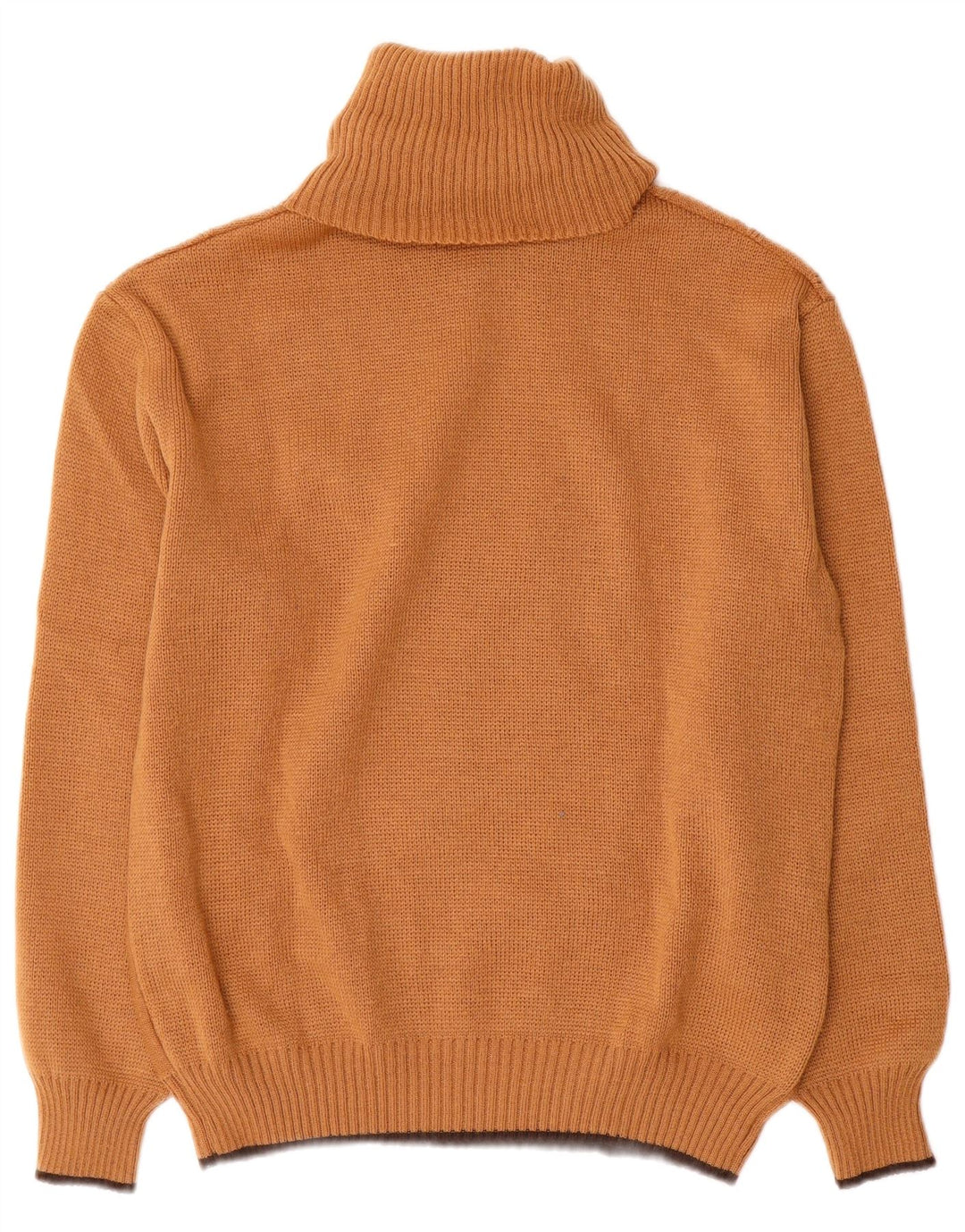 Vintage Dame Rullehalstrøje IT 50 XL Brun polyakryl
