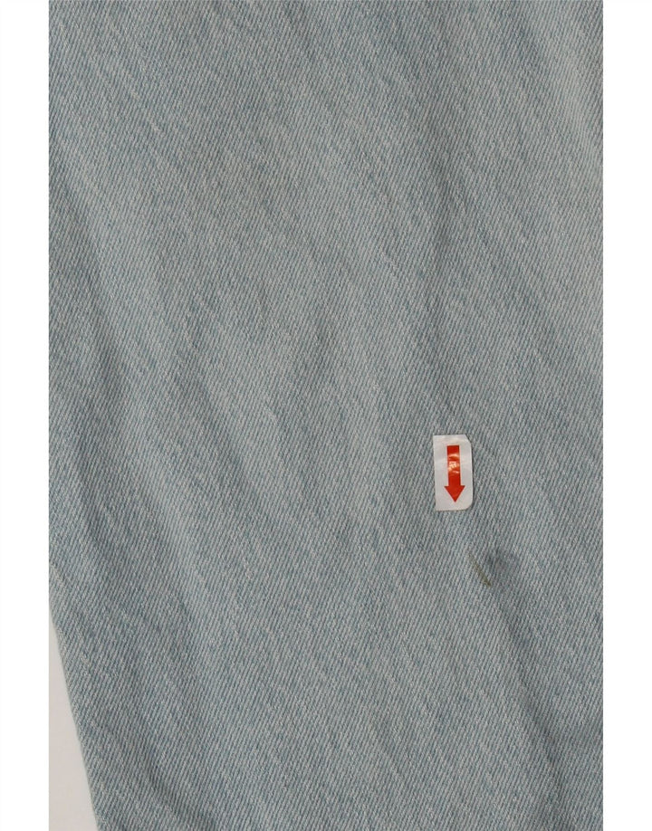 LEVI'S Herre 501 Straight Jeans W28 L32 Blå Bomuld