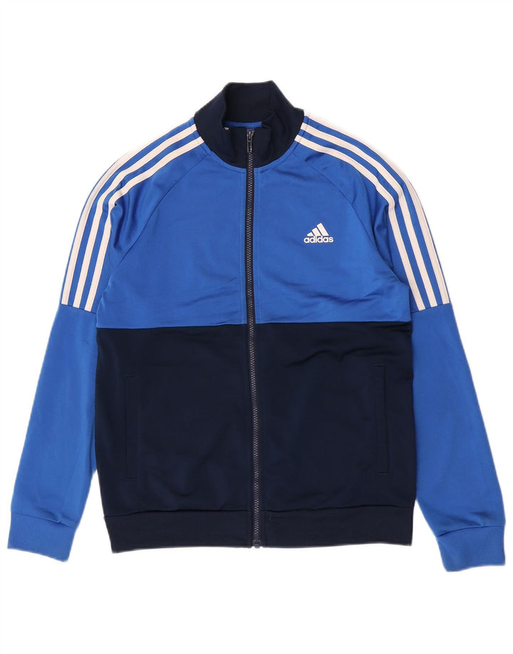 Adidas Træningsdragt Topjakke til drenge 13-14 år Blå Colourblock Polyester