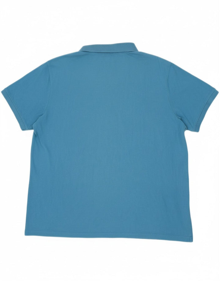 KAPPA Mens Polo Shirt 3XL Blue Cotton Vintage Kappa and Second-Hand Kappa from Messina Hembry 