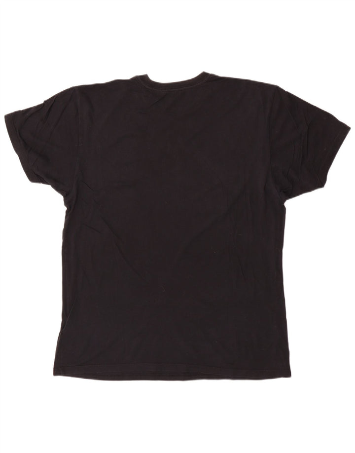 Vans Herre Classic Fit Grafisk T-Shirt Top Stor Sort Bomuld