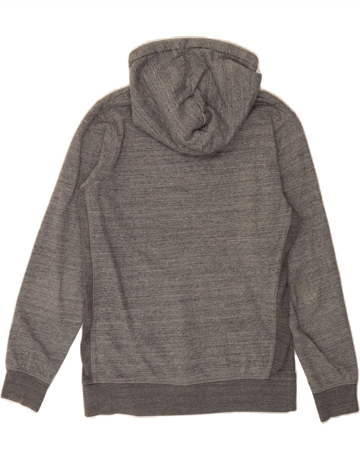 JACK & JONES Mens Hoodie Jumper Large Grey Flecked Cotton Vintage Jack & Jones and Second-Hand Jack & Jones from Messina Hembry 
