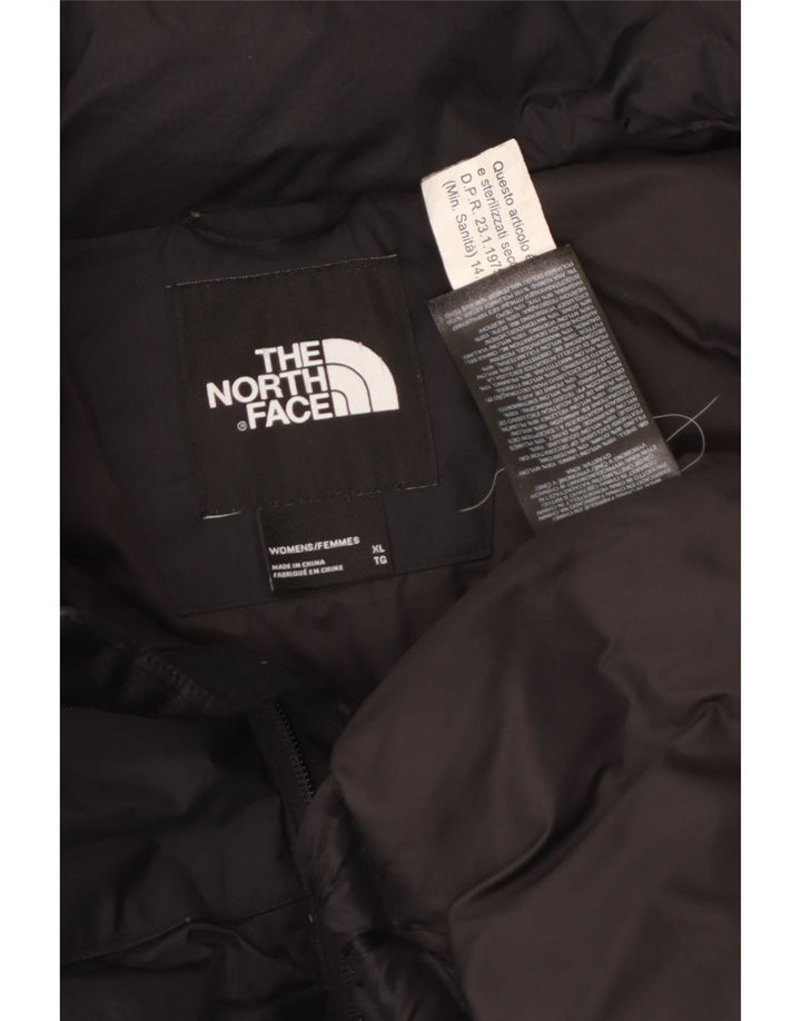 The North Face polstret jakke til kvinder UK 18 XL sort nylon
