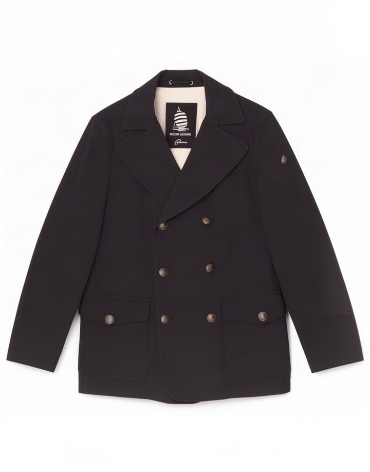 Marina Yachting Herre Double Breasted Blazer Jacket IT 48 Medium Sort