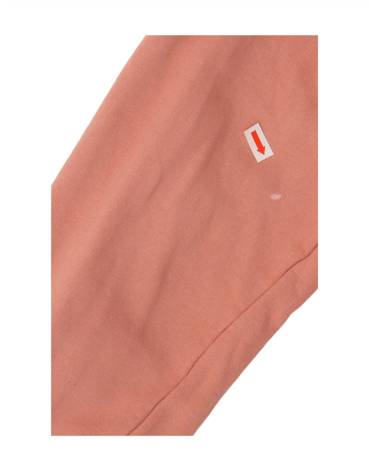 Champion Dame Grafisk Hoodie Jumper UK 10 Small Orange