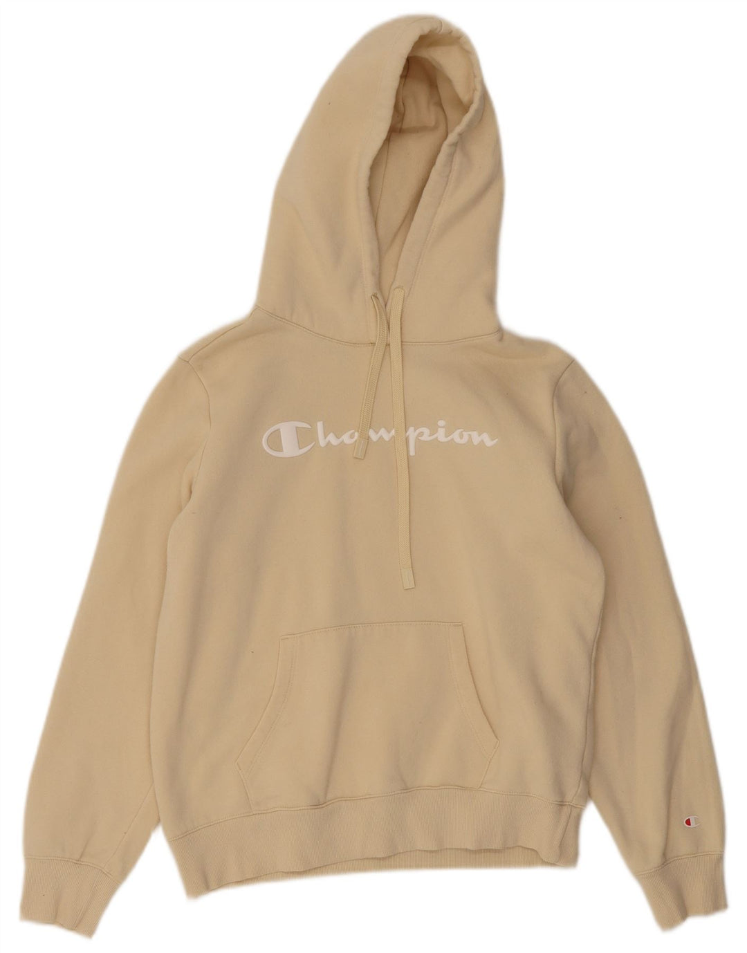 Champion Herre grafisk hættetrøje Jumper Medium Gul Bomuld